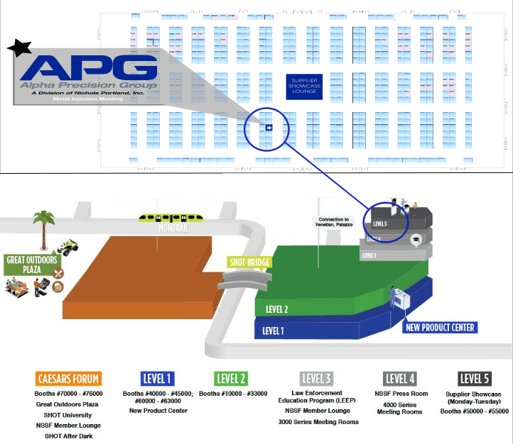 Floor Plan Snippet from SHOT Show Site (2)