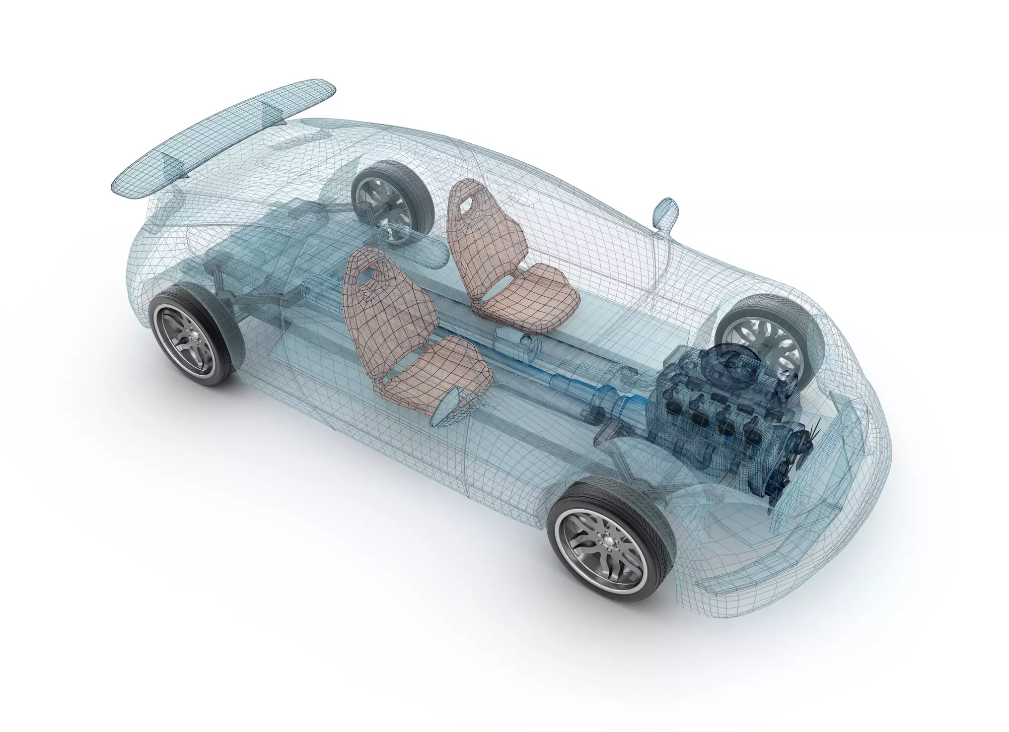 AnyConv.com__wireframe mesh model of a car showcasing its engine and wheels AnyConv.com__wireframe mesh model of a car showcasing its engine and wheels
