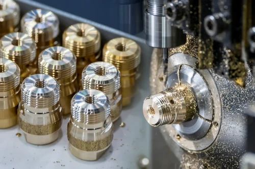 turning lathe producing precision valve heads scaled