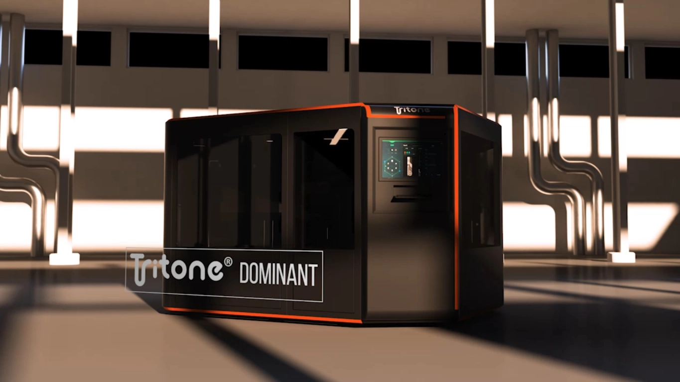 tritone dominant metal 3d printer used by alpha precision group